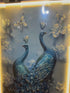 Pair of peacock Crystal Painting with LED